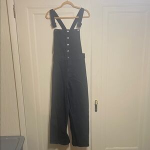 Universal Threads Black Denim Overalls